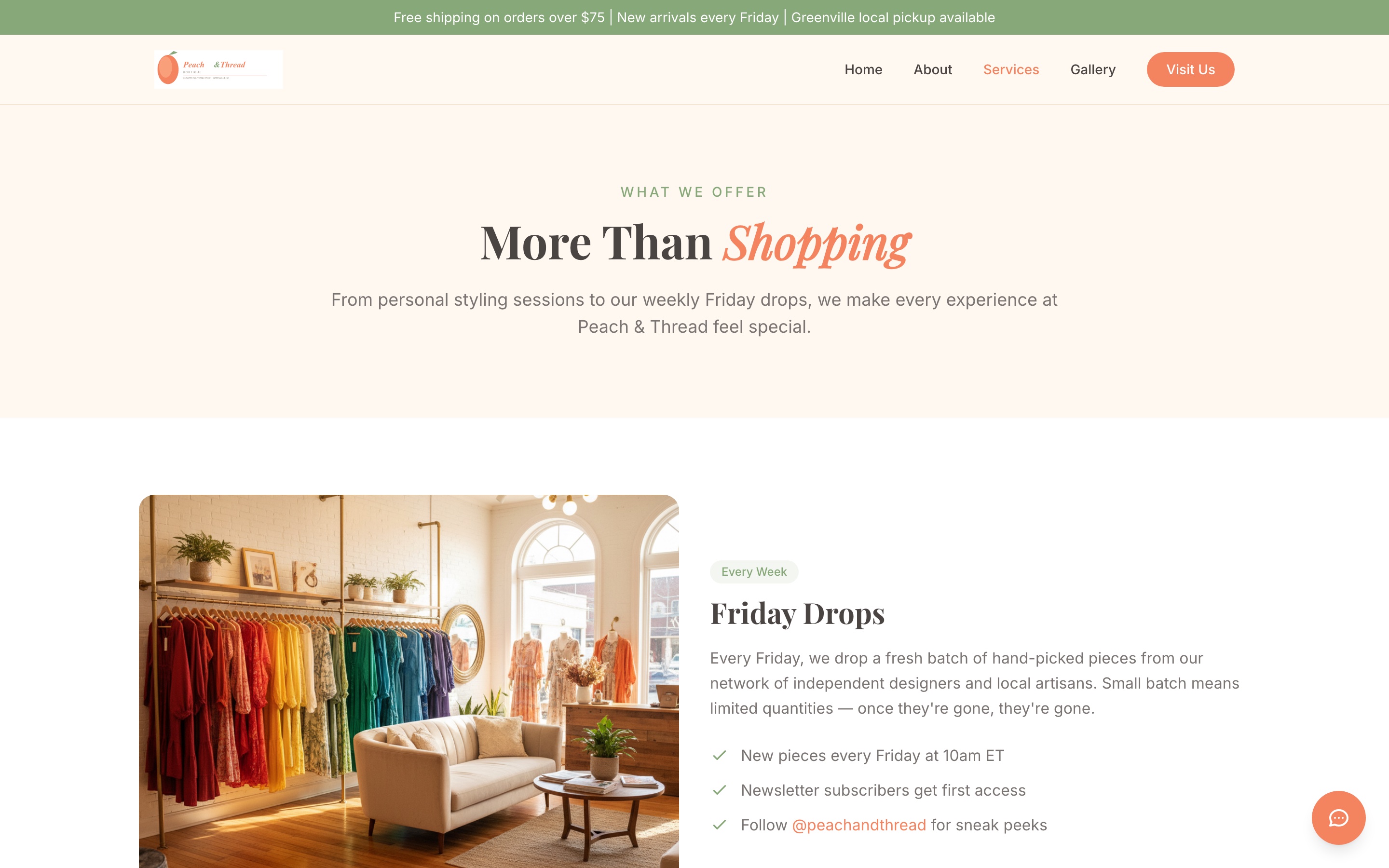 Peach & Thread page 2